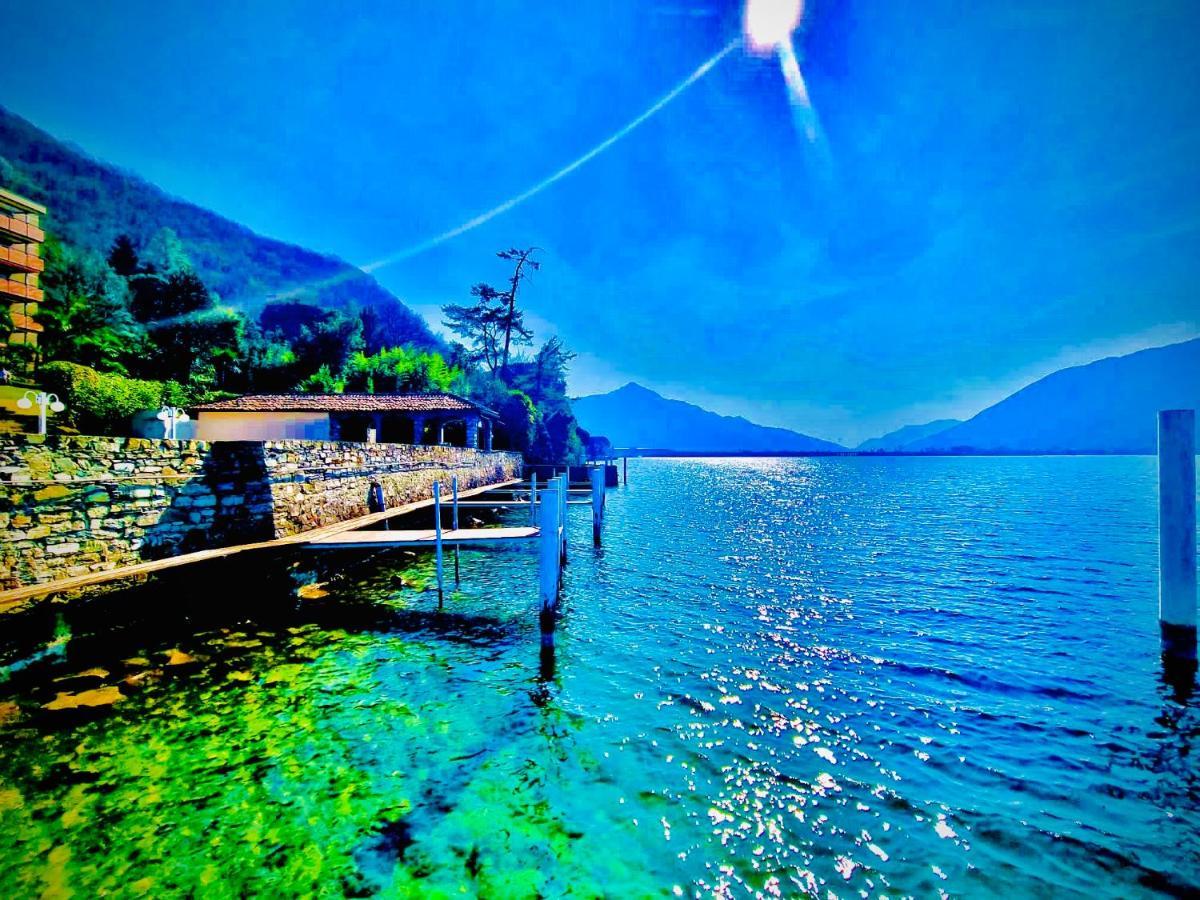 Lake Apartment 4 Bissone Esterno foto