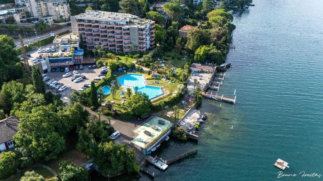 Lake Apartment 4 Bissone Esterno foto